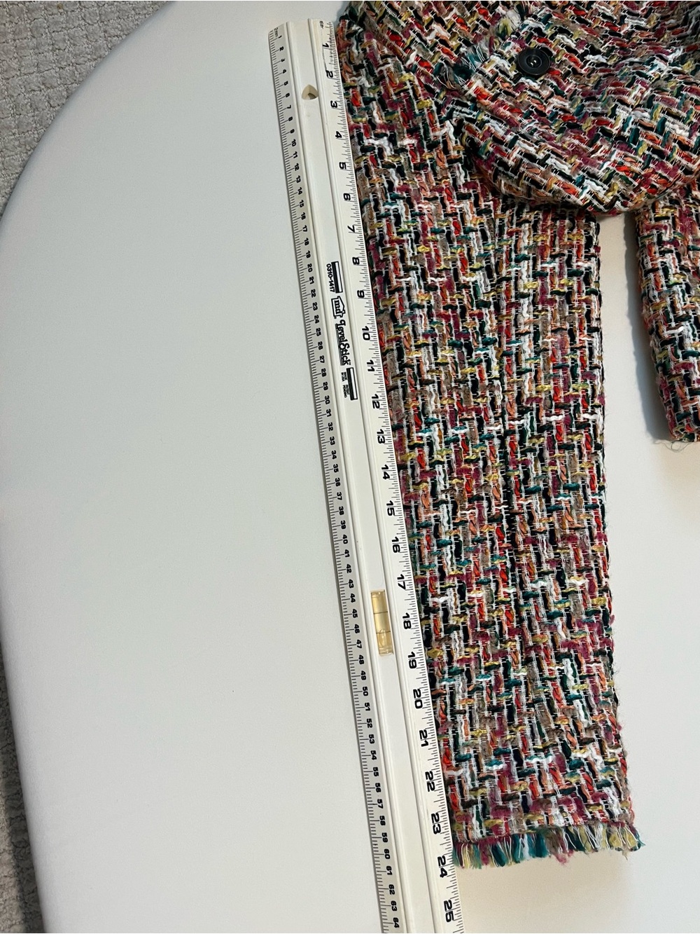 Talbots Candy Tweed Open Jacket Womens Multicolor - Picture 9 of 9